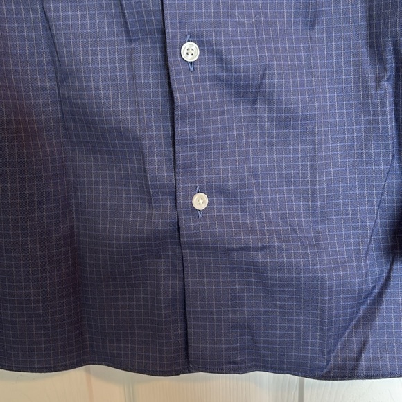 Fairlane men’s blue long sleeve button down shirt size large - Picture 4 of 8